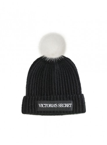 Стильна шапка від Victoria's Secret - Logo Black
