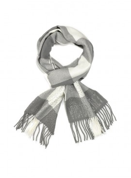 Докладніше про Теплий шарф від Victoria&#039;s Secret - White &amp; Gray