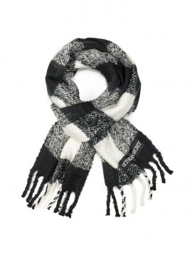 Докладніше про Теплий шарф від Victoria&#039;s Secret - Black &amp; White