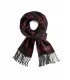 Тёплый шарф от Victoria's Secret - Woven Black & Scarlet 