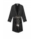 Розкішний халат Tassel-Tie Robe від Victoria's Secret - Pure Black