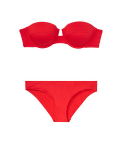 Стильный купальник Booster Balconet от Victoria's Secret - Red