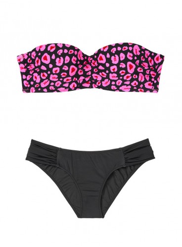 NEW! Стильний купальник Bustier Bandeau від Victoria's Secret - Hot Pink