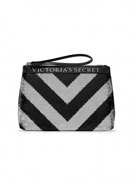 Докладніше про Стильний клатч Sparkle від Victoria&#039;s Secret - Silver Black