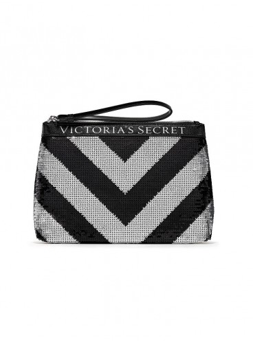 Стильний клатч Sparkle від Victoria's Secret - Silver Black