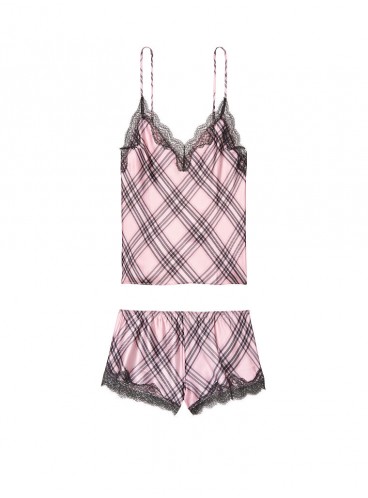 Пижамка из коллекции Satin & Lace от Victoria's Secret - Dusk Pink Plaid 