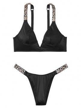 Докладніше про Комплект білизни Very Sexy Plunge без Push-up від Victoria&#039;s Secret - Leopard Print