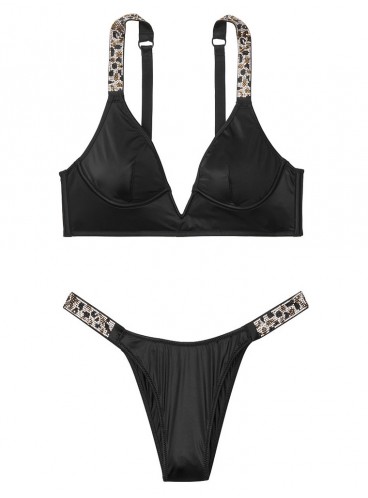 Комплект білизни Very Sexy Plunge без Push-up від Victoria's Secret - Leopard Print