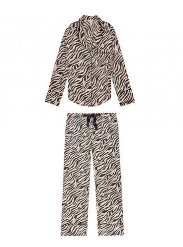Сатинова піжама від Victoria's Secret - Champagne Zebra