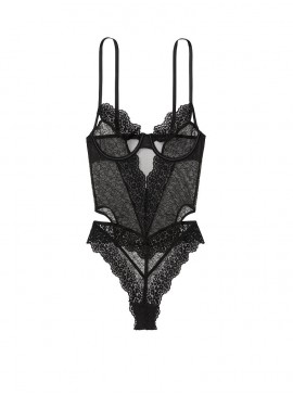 More about Секси-боди Floral Embroidered Cutout от Victoria&#039;s Secret - Black