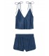 Пижамка из коллекции Satin & Lace от Victoria's Secret - Ensign Blue 