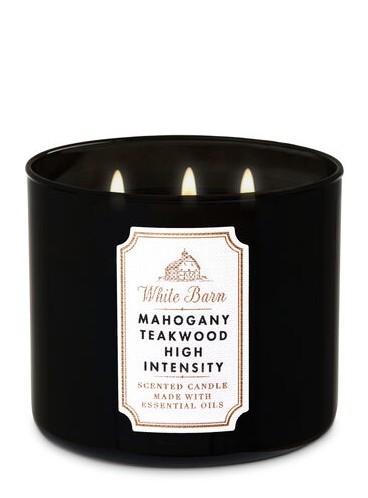 Свічка Mahogany Teakwood High Intensity від Bath and Body Works