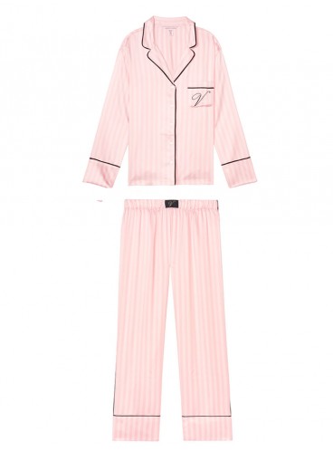 Сатиновая пижама от Victoria's Secret - Pink Stripe