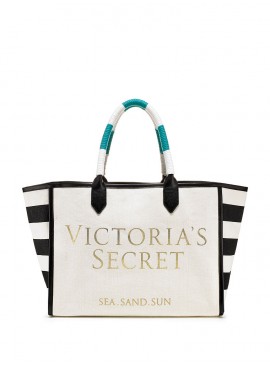 Докладніше про Стильна сумка Striped Canvas від Victoria&#039;s Secret
