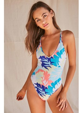 More about Купальник-монокини Strappy One-Piece от Forever 21 - WHITE MULTI