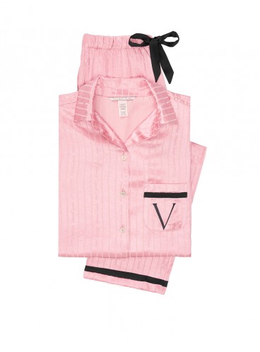 Сатинова піжама від Victoria's Secret - Dusk Pink Graphic