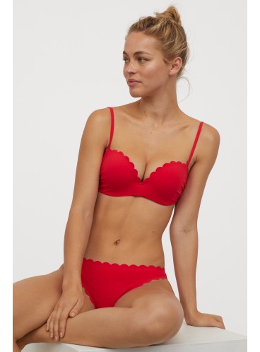 Стильный купальник с Super Push-Up от H&M - Red