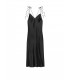 Ночная рубашка из коллекции Satin Slip Dress от Victoria's Secret - Black