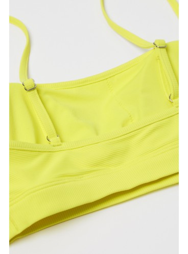 Стильный купальник Bikini Top от H&M - Neon Yellow