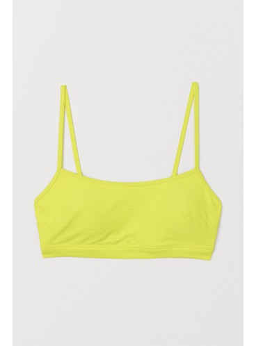 Стильный купальник Bikini Top от H&M - Neon Yellow