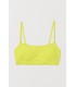 Стильный купальник Bikini Top от H&M - Neon Yellow