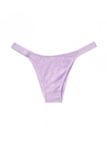Мереживні трусики Brazilian від Victoria's Secret PINK - Tinted Lilac