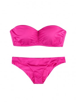 Докладніше про Стильний купальник Bustier Bandeau від Victoria&#039;s Secret - Flamingo