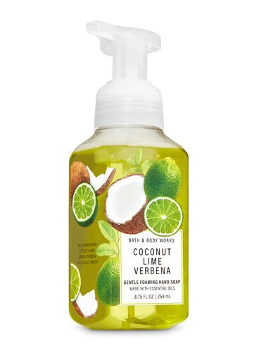 Мило для рук, що піниться Bath and Body Works - Сoconut Lime Verbena