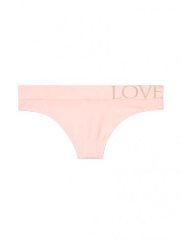 Трусики-стринги Seamless Love от Victoria's Secret - Millennial Pink