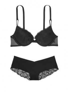 More about Комплект бeлья Push-up из коллекции Favorite T-Shirt от Victoria&#039;s Secret - Black
