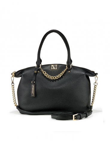 Стильная сумка The Victoria Slouchy Satchel от Victoria's Secret - Black