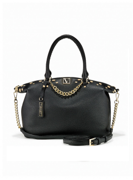 Докладніше про Стильна сумка The Victoria Slouchy Satchel від Victoria&#039;s Secret - Black Lily