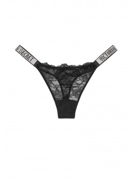 Докладніше про Мереживні трусики-стрінги з колекції Very Sexy від Victoria&#039;s Secret - Black