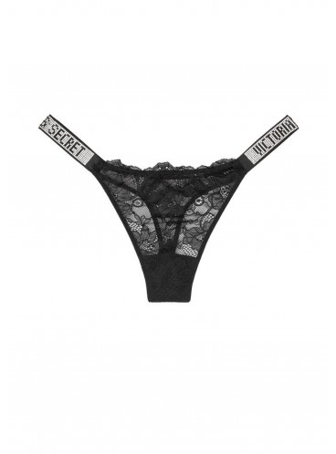 Мереживні трусики-стрінги з колекції Very Sexy від Victoria's Secret - Black