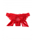 Трусики из коллекции Lace & Velvet Bow Ouvert от Victoria's Secret - Lipstick