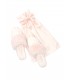 Мягенькие тапочки от Victoria's Secret + мешочек в подарок White Pink