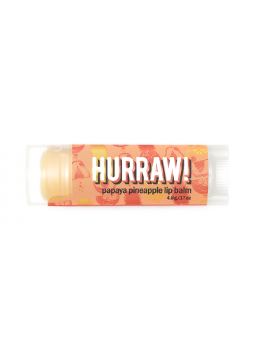 Бальзам для губ Hurraw! Papaya Pineapple Lip Balm 