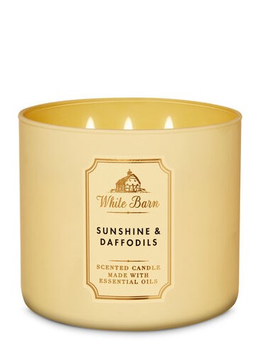 Свеча Sunshine & Daffodils от Bath and Body Works