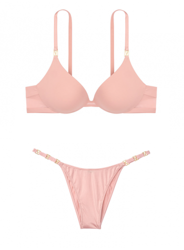 Комплект белья Push-up из серии Very Sexy от Victoria's Secret - Demure Pink