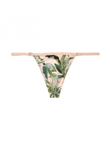 Трусики-стринги из коллекции V-string от Victoria's Secret - Champagne Palm Leaves