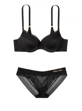 Докладніше про Комплект білизна Lightly Lined Dem від Victoria&#039;s Secret - Black