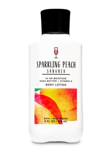 Увлажняющий лосьйон Sparkling Peach Sangria від Bath and Body Works