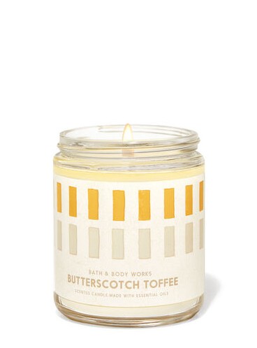 Свічка Butterscotch Toffee від Bath and Body Works