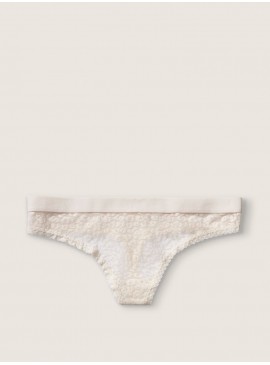 Докладніше про Трусики-стрінги Victoria&#039;s Secret PINK із колекції Wear Everywhere - Coconut White