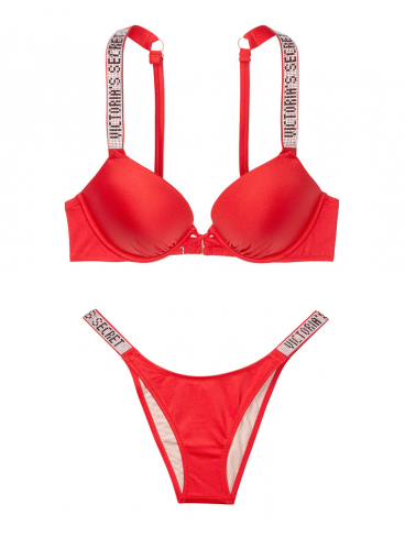 NEW! Стильний купальник Shine Strap Bali Bombshell від Victoria's Secret - Red