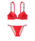 NEW! Стильный купальник Shine Strap Bali Bombshell Bikini от Victoria's Secret - Red