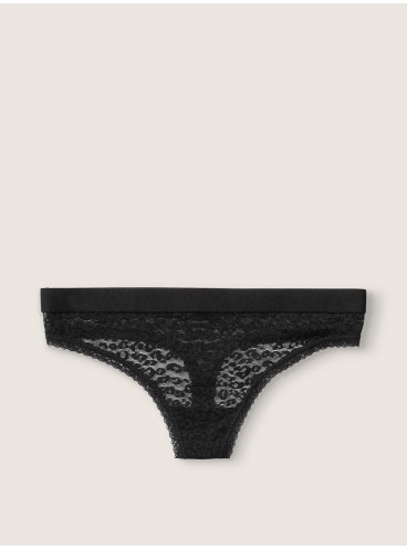 Трусики-стринги Victoria's Secret PINK из коллекции Wear Everywhere - Black