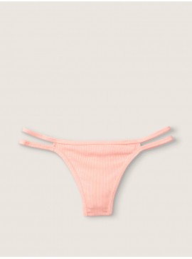 Докладніше про Бавовняні трусики-стрінги Victoria&#039;s Secret PINK - Peach Aura
