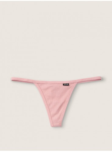 Хлопковые трусики-стринги Victoria's Secret PINK - Damsel Pink