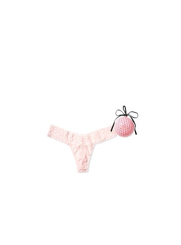 Трусики-стрінги у подарунковій кулі від Victoria's Secret - Purest Pink